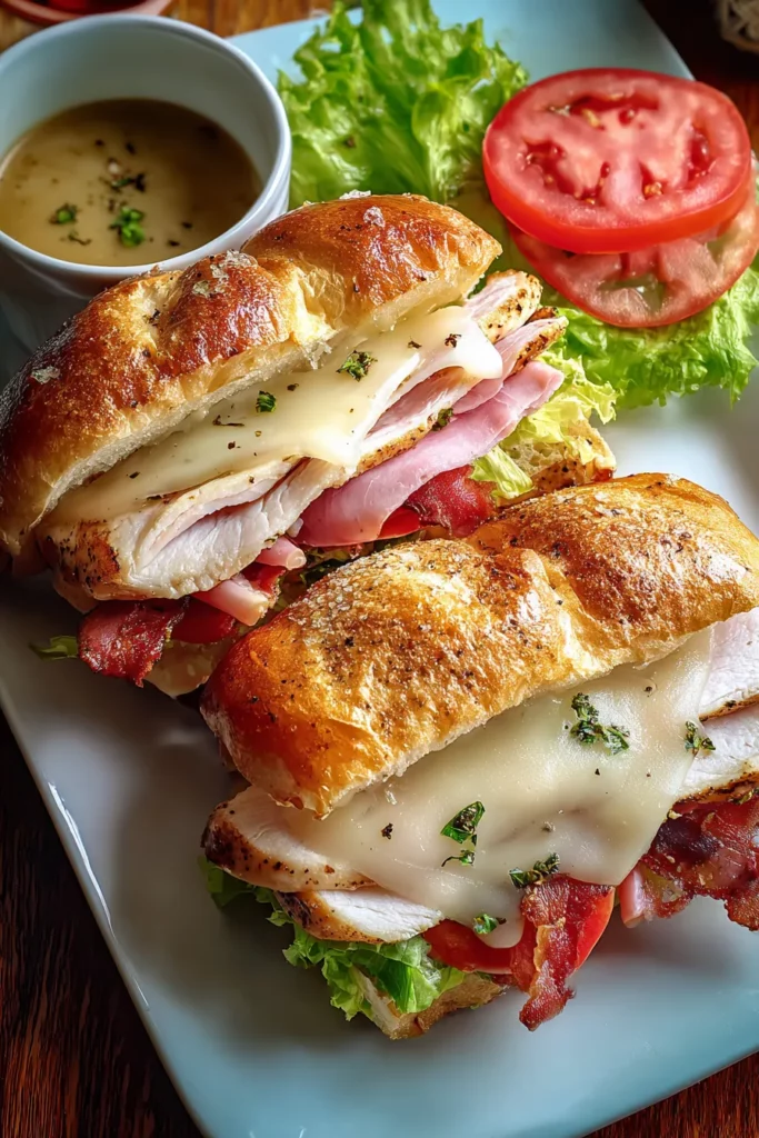 Grilled Chicken Cordon Bleu Sandwich – RecipeSophia