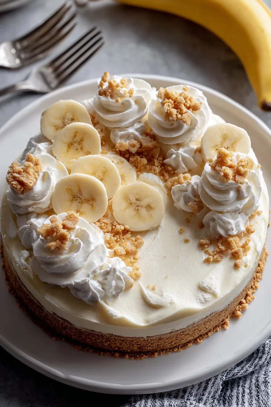 No-Bake Banana Pudding Cheesecake – RecipeSophia