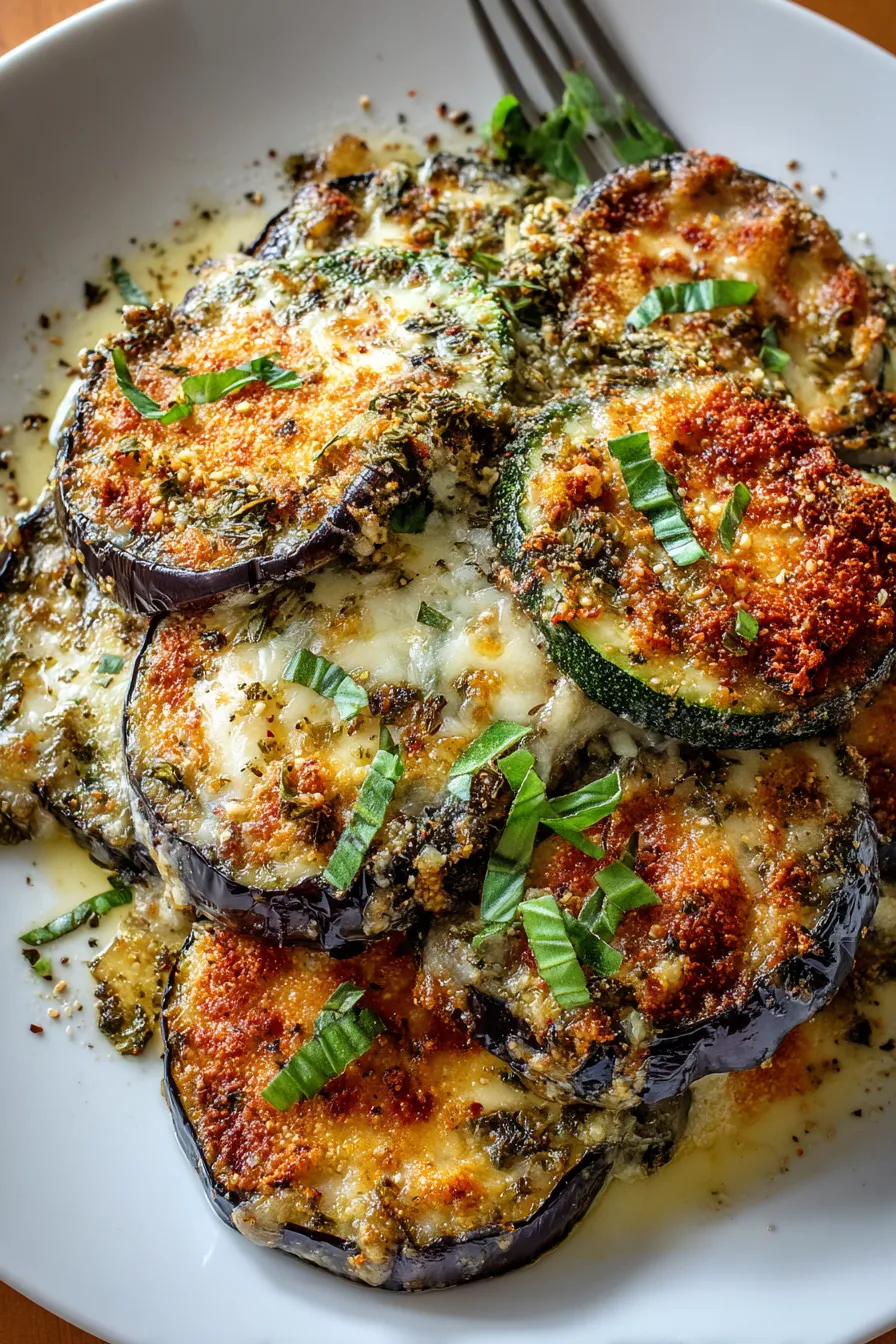 Keto Eggplant and Zucchini Gratin – RecipeSophia