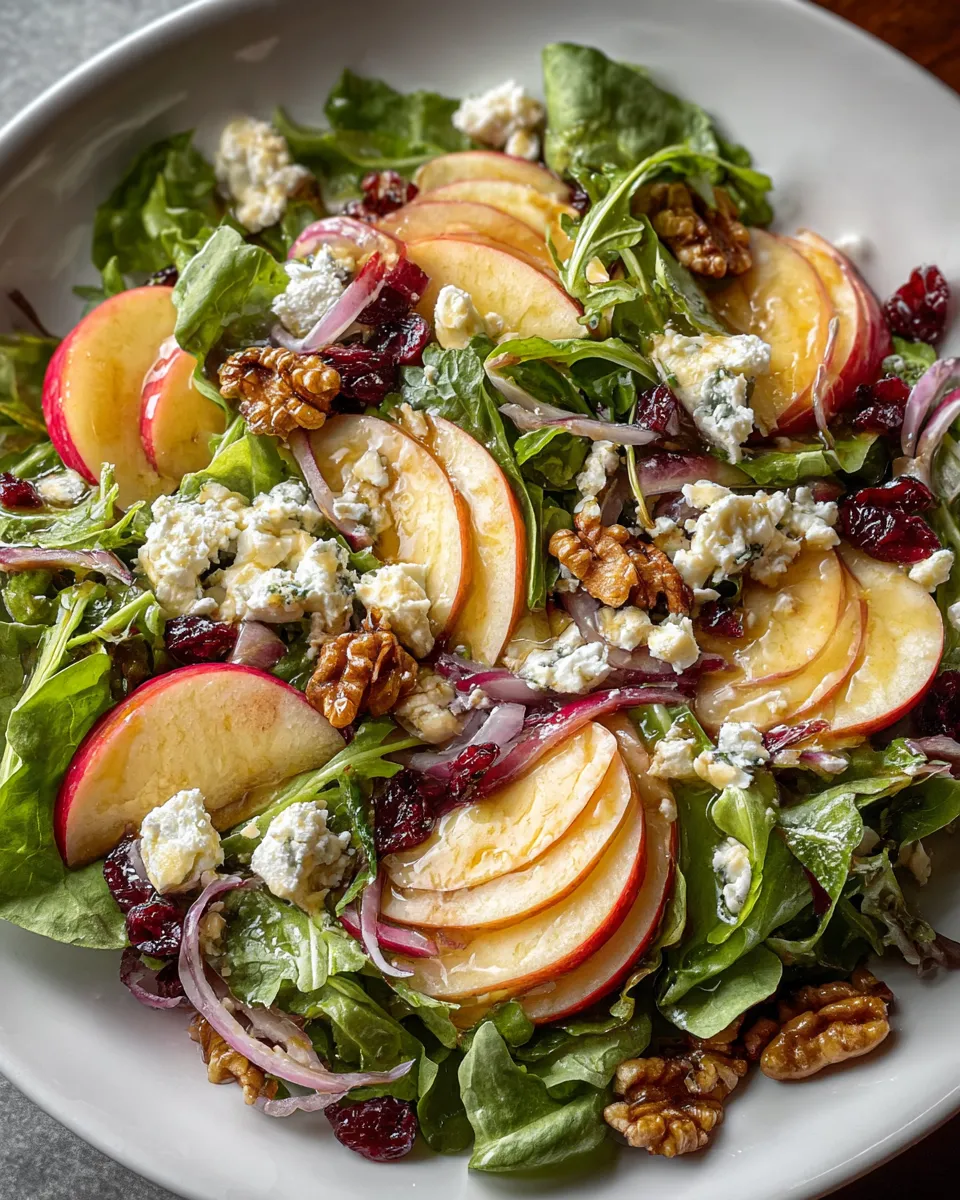 Autumn Harvest Honeycrisp Apple and Feta Salad – RecipeSophia